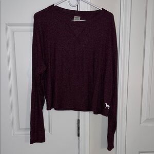 PINK Victoria's Secret Long Sleeve Crop Top